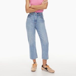 Aritzia Denim Forum the pin-up super high straight jeans